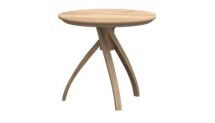 Online Designer Living Room Twist Oak Side Table