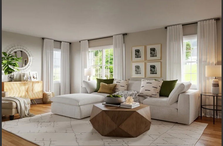Online design Transitional Living Room by Rachel H. thumbnail